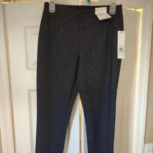 Calvin Klein Dark Gray Pull Up Slim Fit Tapered Leg Stretch Suit Pant Women Sz 8